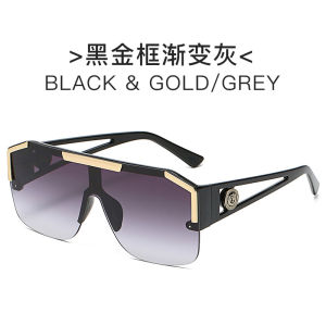 DOYM New One-piece Oversized Sunglasses for Womens Fashion Western Trend Sports Style Outdoor Cycling Windproof Goggles Shades for Ladies Summer Driving Frame DM111