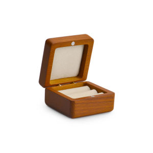 Oirlv Wooden Double Ring Box Jewelry Set Bracelet Earrings Necklace Storage Organizer Case Birthday Gift Wrapping Wedding Proposal Engagement Ring Box SM128