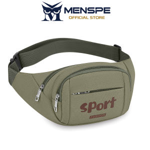 MENSPE Sports Bag Waist Bag Chest Bag Crossbody Chest Bag  Multi-Functional Fitness Bag Small Waist Pouch Waterproof Wear-Resistant Waist Bag with Adjustable Strap for Workout Running