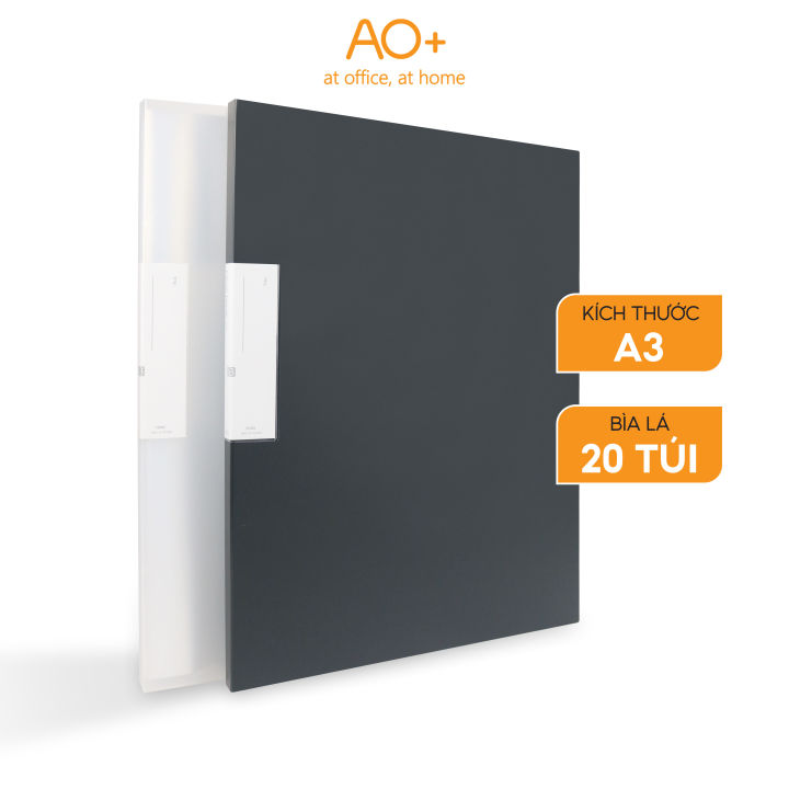 Bìa Lá A3 Clear Book AO+, Bìa PP/ 20 Lá Đựng Tài Liệu, Tranh Vẽ | Lazada.vn