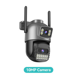 Hamrol 10MP 5Ghz/2.4Ghz Danda Lensa Wifi PTZ 5X Zoom AI Detektor IP Kamera CCTV O-KAM Pro Aplikasi