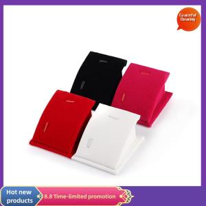 Graceful Jewelry Stand Holder for Counter Show Props Pendants Necklaces Chains Gifts Organizer Velvet Mini Potable Display Rack