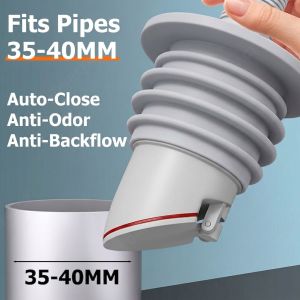 Premium Drain Pipe Odor Seal Ring Silicone Adjustable Anti-Insect Plug Fast Drainage for Bathroom Sink