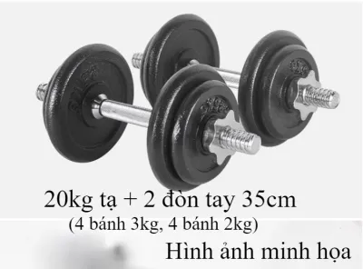 Tạ Tay Tháo Lắp Tập Gym Từ 5Kg Đến 30Kg - Bộ 2 Tạ Tay Tháo Lắp Các Loại