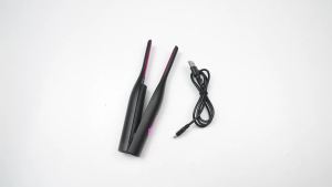 ASHATA Pencil Flat Iron Cordless Hair Straighteners and Curler for Short Hair and Men BeardHair Straightener for Edges Fast Heat Up for All Hair Types (Black)