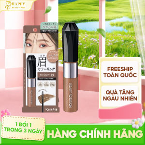 Mascara Chải Đổi Màu Lông Mày Chống Trôi Siêu Bền Kissme Heavy Rotation Coloring Eyebrow Ex 8g  (Màu Nâu Nhạt EX #13)