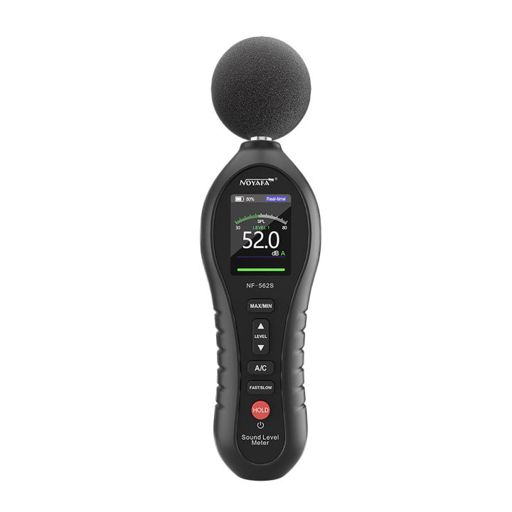 NOYAFA Digital Sound Level Meter with A/C Weighted Decibel Meter 30 to ...