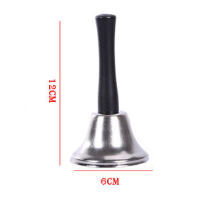 New Christmas Hand Bell Santa Claus Jingle Bells School Restaurant Call Bell Service Supplies 2024 New Year Christmas Decoration