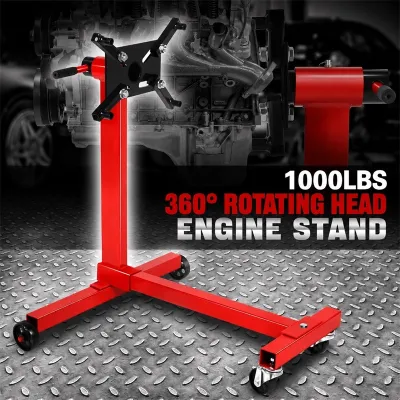 Engine Stand 1000LBS 2000LBS Heavy-duty Automobile Engine Overturn Bracket With 360° Rotating Adjustable Mounting Head and Mobile Caster Wheels