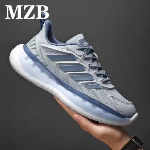 MZB [Ready Stock] Mens Fashion Sneakers 2023 New Spring and Summer Breathable Mesh Shoes Sports Mens Shoes Leisure Sports Trend All-match Flying Woven Sports Mens Shoes