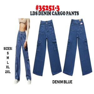 DFW 6 Pocket Denim Cargo Pants Baggy Pants Wide Leg Pants