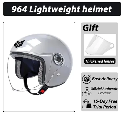 AENXRD 964 Helmet for Motorcycle Vintage Helmet with Quick-release clip Motorcycle Half Face helmet Helmet for adults With ICC/BPS