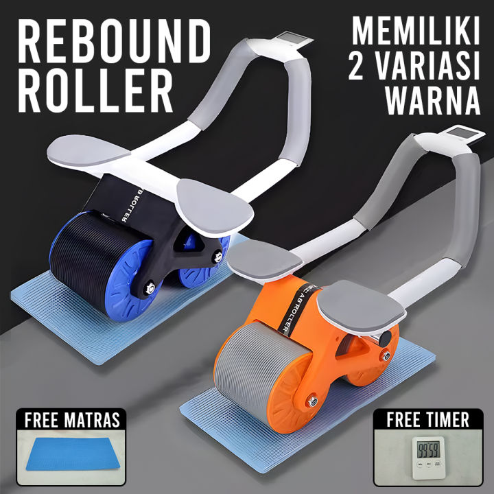 Alat Olahraga Ab Wheel Rebound Roller Ab Roller Wheels Plank