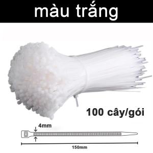 Dây Rút Nylon 150mm Tự Khóa Nhiều Màu Sắc Dây Buộc Đa Năng Cho Gia Đình