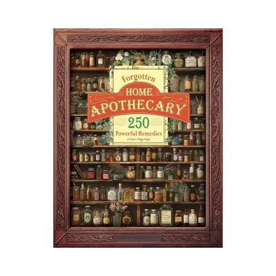 【Sleek】 Forgotten Home Apothecary Book 250 Powerful Remedies At Your Fingertip Natural Remedies Book