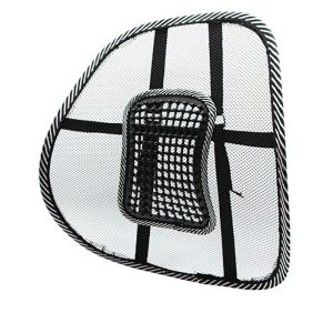 Tựa lưng lưới đan hạt gỗ cho ghế ô tô và văn phòng chống mỏi lưng-NIEVE