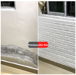 Bedroom Decoration Thickened 3D Wallpaper Foam Waterproof Moistureproof Wall Sticker