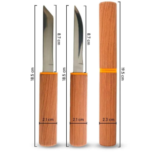 Pisau Jepang 2 in 1 Super Tajam - Pisau Katana 2 in 1 Tajam - Pisau Daging Sayur Koki