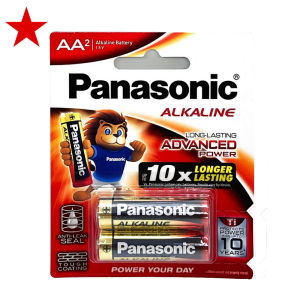 Pin AA Panasonic tiểu alkaline 1.5V vỉ 2 viên LR06T/2B chính hãng