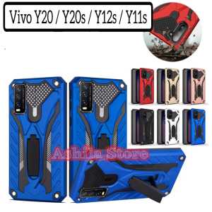 Casing hp Untuk Vivo Y20/Y20s/Y12S/Y11S  Hard Case Robot Transformer  Kick Standing Cover