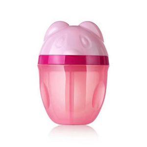 Cartoon Penguin Portable Baby Milk Powder Box 3 Grids Milk Powder Container Moisture-Proof Sealed Transparent Box