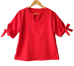 Os Ladies - Atasan wanita Neraa V  / Blouse Jumbo Wanita / T-shirt Blus Wanita HERA Size M L XXL