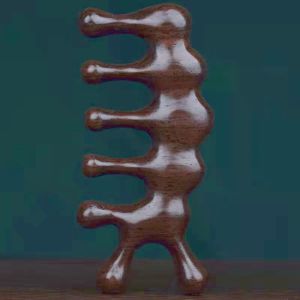 Massage Comb Sandalwood Meridian Body Head Acupoint Massager Fatigue Removing Health Care Appliance经络按摩梳子