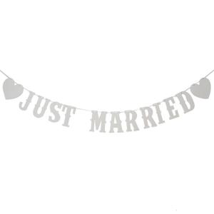 Biểu ngữ cờ vải đám cưới cổ điển vừa kết hôn tiệc chia tay độc thân của cô dâu quầy chụp ảnh trang trí tiệc giấy cao cấp cung cấp