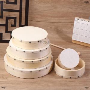 [COD] hegu Khung Trống 4 6 7 8 9 10 Inch Tay Trống Gỗ Trống Với Trống Thanh Thiết Lập Trò Chơi Âm Nhạc Trẻ Em Giáo Dục Đồ Chơi Bộ Gõ Nhạc Cụ