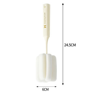 Cọ rửa cốc có tay cầm dài cốc thủy tinh có thể treo cọ rửa bình chuyên dụng