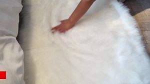 Long Strip Carpet Fluffy Soft Faux Fur Plush Bedroom Bedside Carpets Girls Room White Home Decoration Rugs Furry Chair Cushion for Home Decor