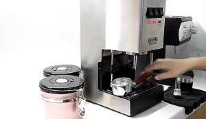 Espresso Coffee Machine Naked Portafilter Stainless Steel Wood Handle Bottomless 51mm For E61 Coffee Machine