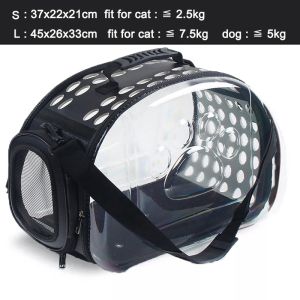 Carrier Transparent Bag Portable Cats handbag Foldable Collapsible  Travel Breathable Bags