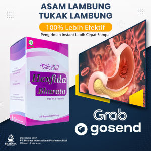 Hexfida Bharata Original - Obat Herbal Asam Lambung Gerd - Obat Tukak Lambung Paling Ampuh
