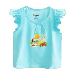 Áo sơ sinh cho bé gái BABIBOO áo cánh tiên vải cotton mềm mại xinh xắn BB93