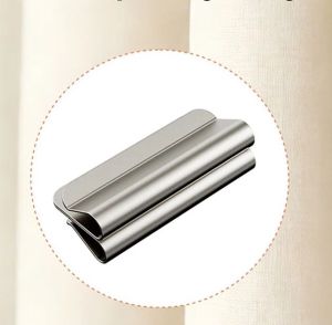 [SG] Magnetic Curtain Stainless Steel Clips No Drill Detachable Closure Closed for Privacy & Light Blocking for Home Indoor Outdoor Patio Curtain 窗帘磁吸闭合扣不锈钢双面磁吸防漏光