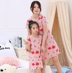 Daster Anak & Remaja Motif Flower Pink HM20517