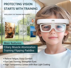 Intellegent Smart Training Glasses Eye Care &Relax Anti-Myopia Ciliary Muscle Exercise Fast Charging