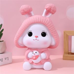 Ống heo đựng tiền đồ chơi nhựa Vinyl mới boyroom 2023 quà tặng cho bé trai và bé gái Heo Thỏ hoạt hình hộp tiết kiệm dễ thương