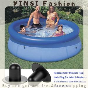 YINSI 1PC Swimming Pool Drain Plug Pump Strainer Hole Plug Water Stopper For Intex Bestway Swimming Pool Wall Plug Replacement Kit
