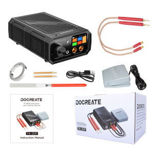 diymore Portable Pedal Spot Welding Machine Type C Rechargeable 18650 Lithium Battery DIY Nickel Sheet Spot Welding Machine
