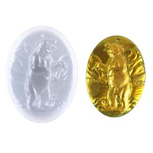 Mini hình động vật Keychain khuôn silicon Gấu/rắn/Linh Dương/con công/Câu Cá/khuôn làm bằng tay dê cho nhà decors
