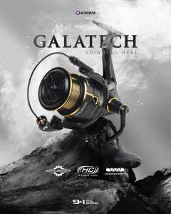 IROLY Reel Pancing Spinning GALATECH SW 2000 2000HG 2500 2500HG 3000 3000HG Air Carbon Body - Power Handle Reel Pancing Kolam Galatama Galapung