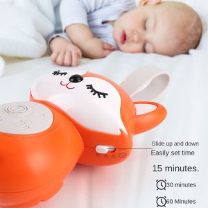 SDAYG Timed Shutdown Baby Noise Machine with 5 Light Music with White Noise Baby Soother Cute Owl/Koala Sleep Sound Machine Toddlers