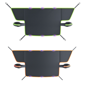 Winter Halfcover Semicover Snow Cover Beautification Easy To Install Durable Antisnow And Antifreeze Magnetic Design For All Seasons Reflective Coating