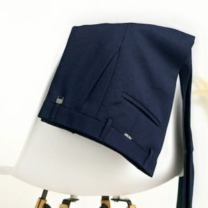 celana kantor formal pria slimfit kerja bahan dasar kain