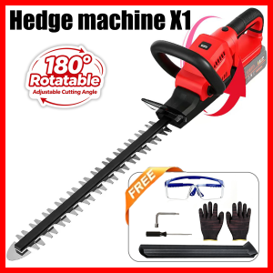 Electric Hedge Trimmer Portable Cordless Hedge Trimmer Brushless Hedge Trimmer with Battery Rechargeable Electric Shrub Grass Trimmer Pruning Saw Garden Tools Trim Hedge Trimmer Heavy Duty Garden Lawn Mowers