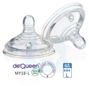 Puting Teat for Tommee Tippee 60mm Wide Neck Baby Silicone Nipple Closer to Nature Teats Lembut Feeding| DaQueen