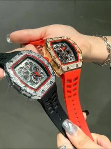 Đồng Hồ Không Cơ Richard Sáu Kim Được Khắc Lại Mặt Số Nam Lớn Đa Chức Năng Cao Cấp Đẹp Trai Giá Trị Cao