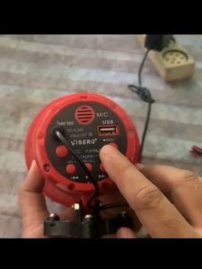 Speaker Megaphone Dagang USB Bluetooth Record rekam suara daya accu kaki magnet suara lantang TOA untuk jualan keliling tahu bulat